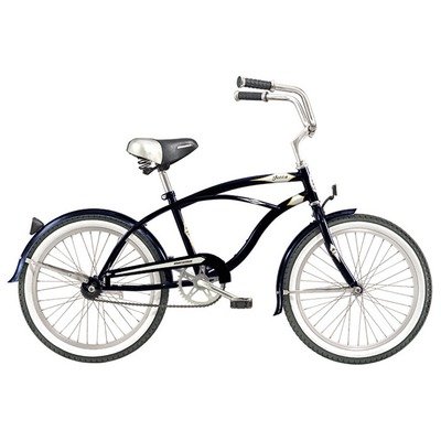 Men's Jetta Beach Cruiser Bike Color: Black