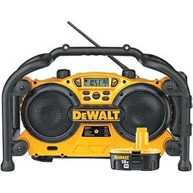 DeWalt DC011BD 7.2v. to 18v. Battery Charger Radio w  18v. Battery by DeWalt