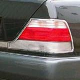 S-Class 2007-on chrome tail lamp rims rings surrounds cover