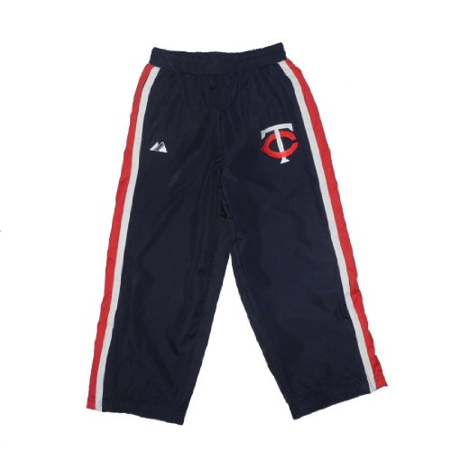 MLB Minnesota Twins Baby / Infant Comfortable Fit Mesh Lined Track Pants with Embroidered Logo - Blue (Size: 18M)