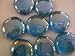 TBC Turquoise Decorative Gems: Exquisite Shade of Turquoise, 100% Glass Flat Gem Stones. Use as Vase Fillers, Table Scatters in Floral Arrangements, Aquariums, Wet or Dry. Great for Eye Catching Centerpiece. 14oz Bag. 16-18mm Flat Stones