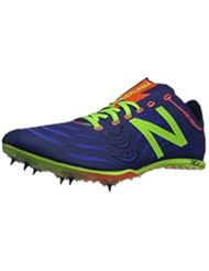 Shoes: New Balance Mens MD800V4 Track Spike Shoe, Blue/Lime, 8.5 D US - New Balance Athletic Shoe, Inc.