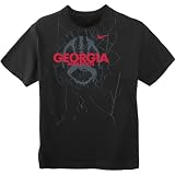 Nike Georgia Bulldogs Boy's 4-7 Short Sleeve Practice T-Shirt Kid Sz 7