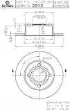 Brembo 25112 Rear Disc Brake Rotor