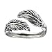 Sterling Silver Angel's Feather Toe Ring (adjustable)