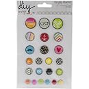 Simple Stories DIY Boutique Decorative Metal Brads, 23 Per Package