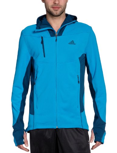 Adidas Herren Jacke Hiking Hoody 1 Side Fleece, sharp blue f11, 48, X21213 Preisvergleich