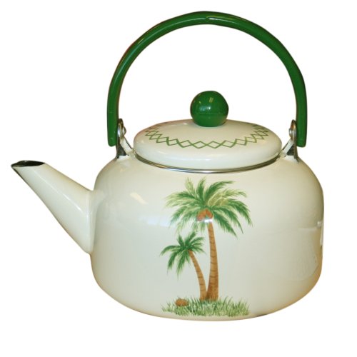 "Reston Lloyd 2-Quart Teakettle, Palm Tree"