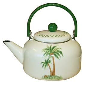 Reston Lloyd 2-Quart Teakettle, Palm Tree