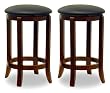 Winsome 94624 24'' Swivel Barstool (set Of 2) - Walnut/black