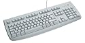 Logitech Deluxe 250 Tastatur PS/2 schnurgebunden weiß OEM