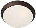 Access Lighting 20625-RU/OPL Cobalt 2-Light Flush Mount, Rust with Opal Glass