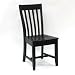 Carolina Cottage Prairie Schoolhouse Chair, Antique Black