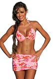 UjENA Sunset Skirted Bikini Swimsuit