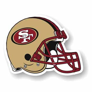 San Francisco 49ers - 12'' Vinyl Car Magnets Case Pack 6