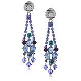 Sorrelli Electric Blue Crystal Chandelier Silv