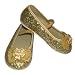 Gold Glitter Party Shoes