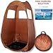 Huge BROWN Professional Airbrush and Turbine Spray Tanning Tent Booth with Nylon Carrying Bag plus a FREE Ocean Sunless Tanning Solution Variety Samplers Pack (4 Solutions - 1 Pint Total)