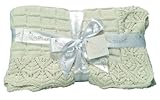 Pickles Keepsakes Christening Baby Blanket, White