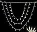 Set of 150 Multi-Color Swag Christmas Lights - White Wire