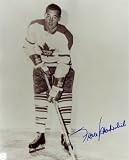 Frank Mahovlich Autographed/Hand Signed 8x10 Black & White Hockey Photo - Toronto Maple Leafs