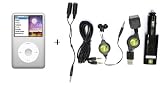 Apple ipod Classic 160GB Silver (Newest Model) STORE RETURN + 5 Piece Accessory Kit