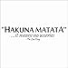 Removable PVC Wall Sticker Words Sign Quote Hakuna Matata Lion King Bedroom Background Decoration