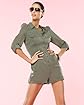 Kardashians by bebe Silky Shirt Romper main image