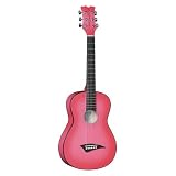 Dean Playmate Mini Acoustic Guitar, Pinkburst with Gig Bag, 3/4-Size