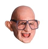 Six Flags Mr. Six Vinyl Mask,Natural,Adult One Size Picture