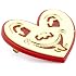 nOir Red Keith Haring Heart Pin