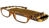 UrbanSpecs Readers Full Readers (Women) Reading Glasses - Crystal Plaid Pocket Green / CRYSTAL GREEN +1.25
