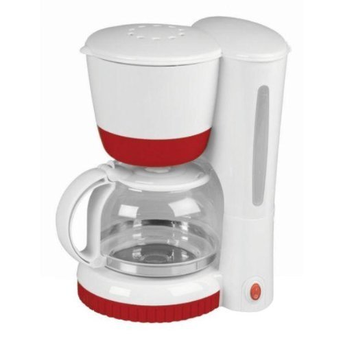 Kalorik Coordinates 8-Cup Coffee Maker, White/Red Kalorik Coordinates 8-Cup Coffee Maker, White/Red