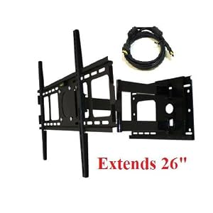 shop of the perfect New-Full-Motion-Articulating-Tv-Wall-Mount-Bracket-for-Samsung-UN55C9000ZF-LED-HDTV most acceptable discounted critiques