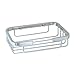 MODONA SSSB02-A Wall Mounted Soap Basket with Concealed Screws, Rectangle