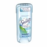 Secret Flawless Crystal Clear Gel, Unscented, 2.7-Ounce Bottle (Pack of 4)
