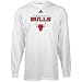 adidas Chicago Bulls White True Long Sleeve T-shirt
