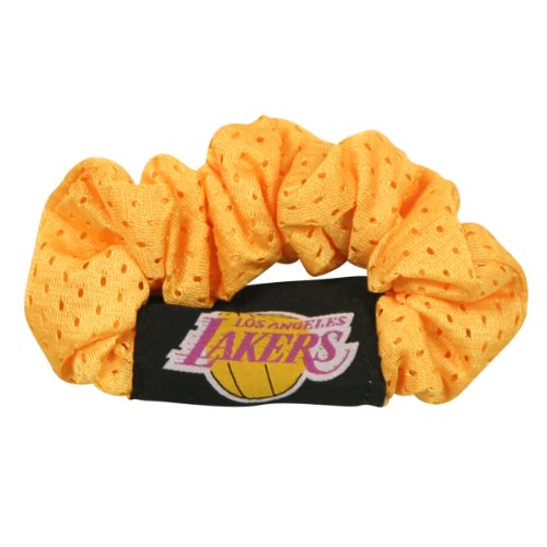 Los Angeles Lakers Hair Scrunchy / Pony Tail Holder - Yellow
