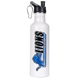 Detroit Lions 26oz Stainless Steel Water Bottle (White)