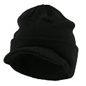 Beanie Visored-Black