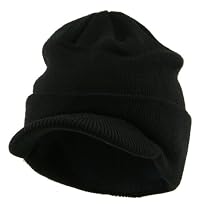 Beanie Visored-Black