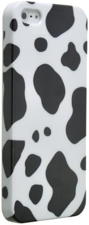 Okeler Stylish Milk Cow Fleck Hard Plastic PC Case Cover Shell for iPhone 5 5G 5th with Free Pen