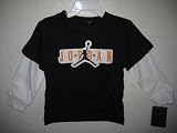 Nike Jordan Infants Boy Long Sleeve T Shirt 2T/3T; Black/White New