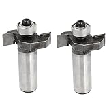 uxcell 切り込みルータービット 12.7mm x 8mm ラウンドシャンク 長さ50mm