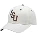 Zephyr LSU Tigers White DH Letter Fitted Hat