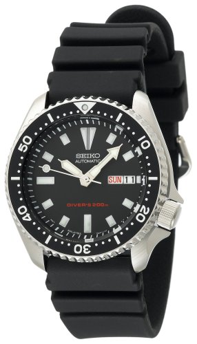 Seiko Men's SKX173 Automatic Dive Urethane Strap Watch