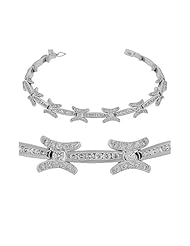 Diamond Bracelet - Haiku Diamond Tennis Bracelet in 18k White Gold