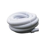 35' White In-Ground Swimming Pool Vacuum Hose