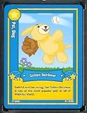 Ganz WebKinz Trading Card #10 Golden Retriever - Mint Condition - Shipped in Protective Case!