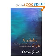 Available Light: Anthropological Reflections on Philosophical Topics